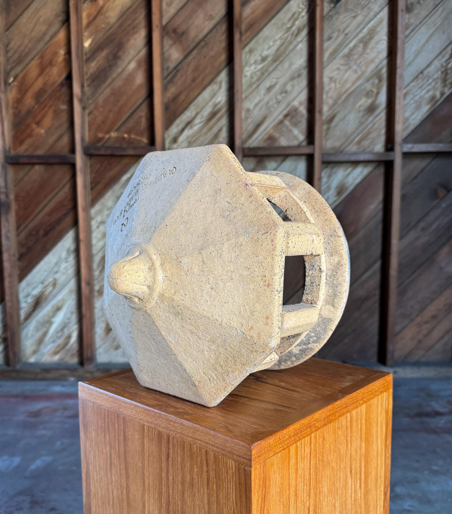 GLADDING McBEAN & CO. Terracotta Chimney Cap,  Lincoln, California, c.1925 For Sale 1