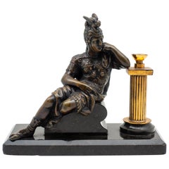 Antique Gladiator Cigar Lighter, circa 1900