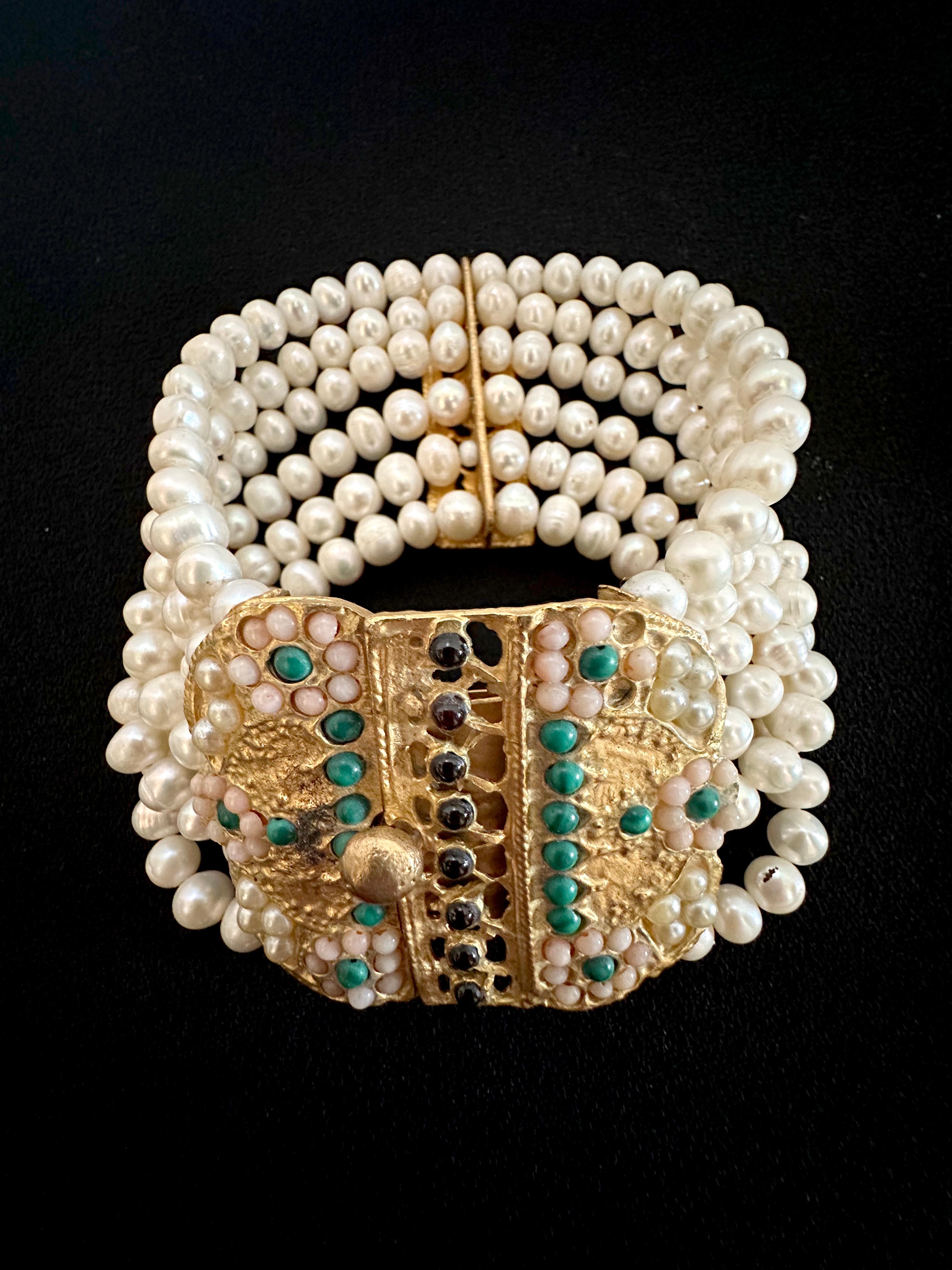 Gladiator Collectible Prop Pearl Bracelet from the 2000 Movie For Sale 5