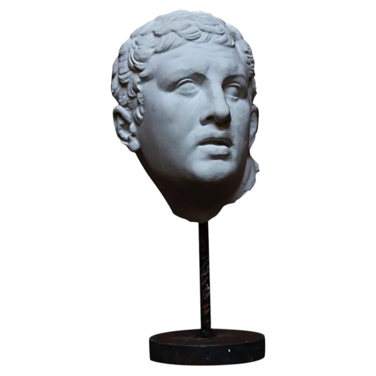 Gladiatore Borghese Bust on Pedestal
