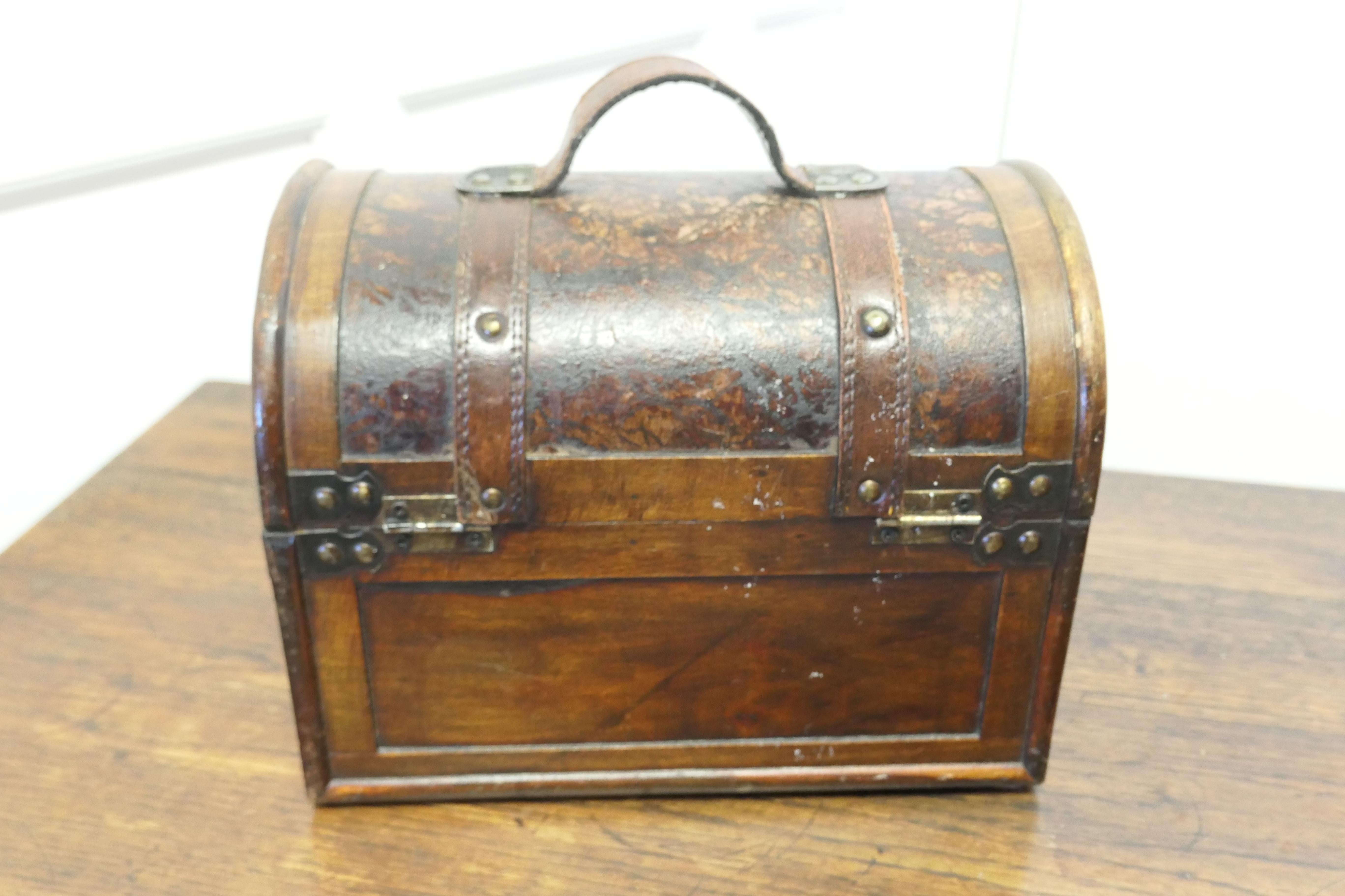 Arts and Crafts Gladstone Bag Treasure Chest Box