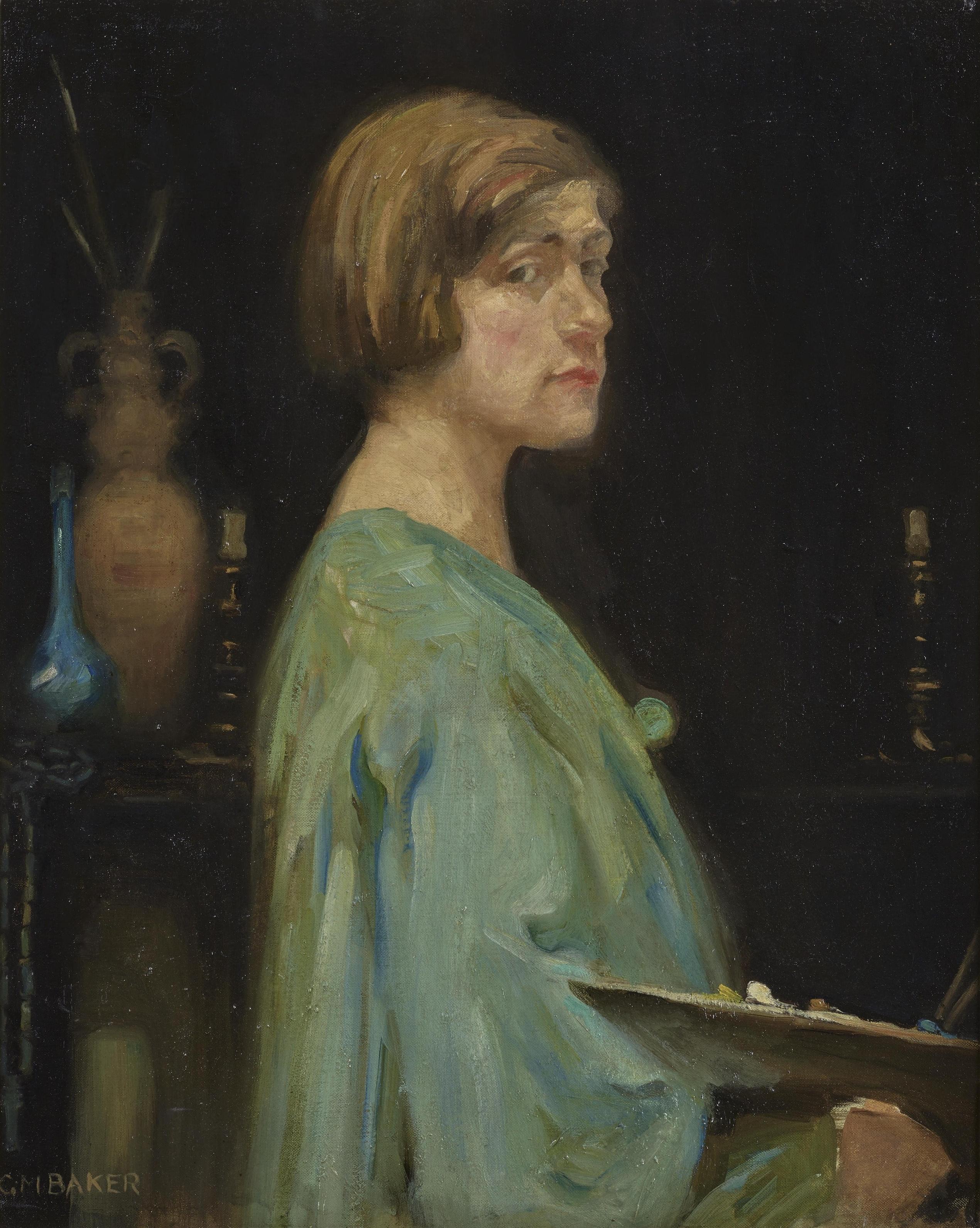 Self-Portrait with a Paint Palette