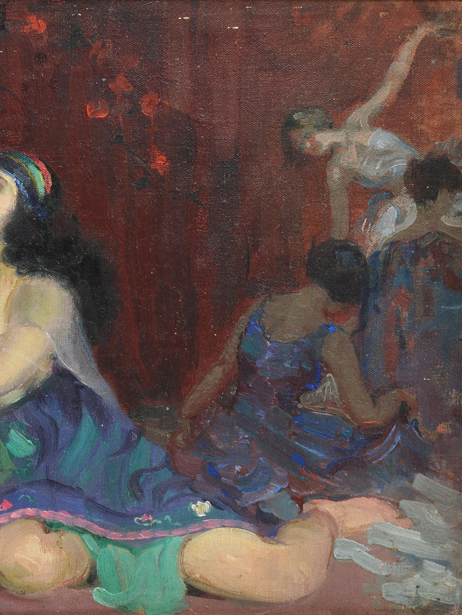 Impressionist Figures Dancing by Gladys Nelson Smith 4