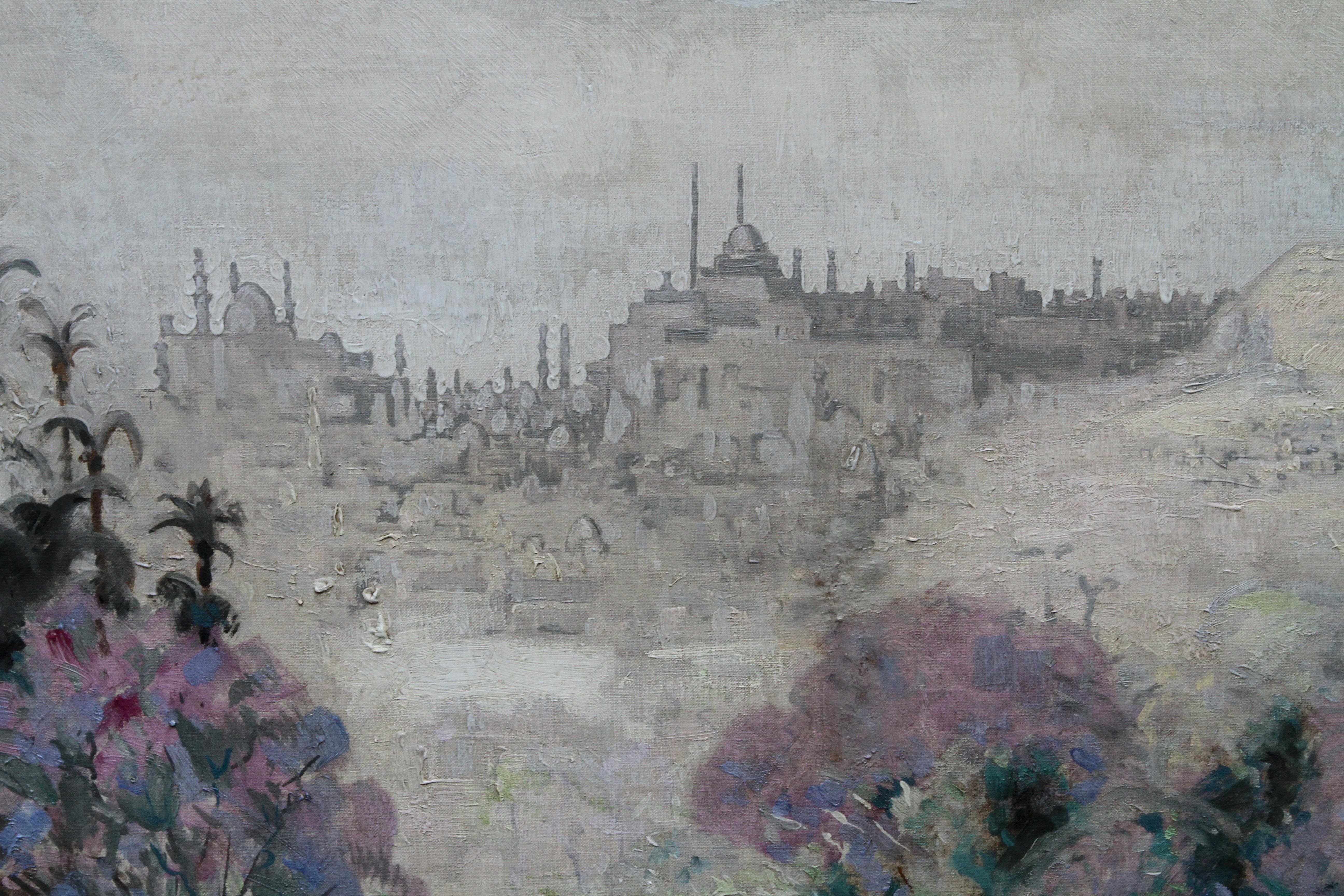 Istanbul Turkey - Irish Post Impressionist landscape oil painting female artist For Sale 2