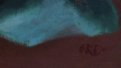 Jeune ballerine, peinture à l'huile moderne sur toile de Gladys Rockmore Davis