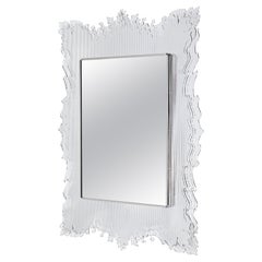 "Glam Baroque (Mirror-Stripe)" Contemporary Neo-Baroque Sculptural Wall Mirror
