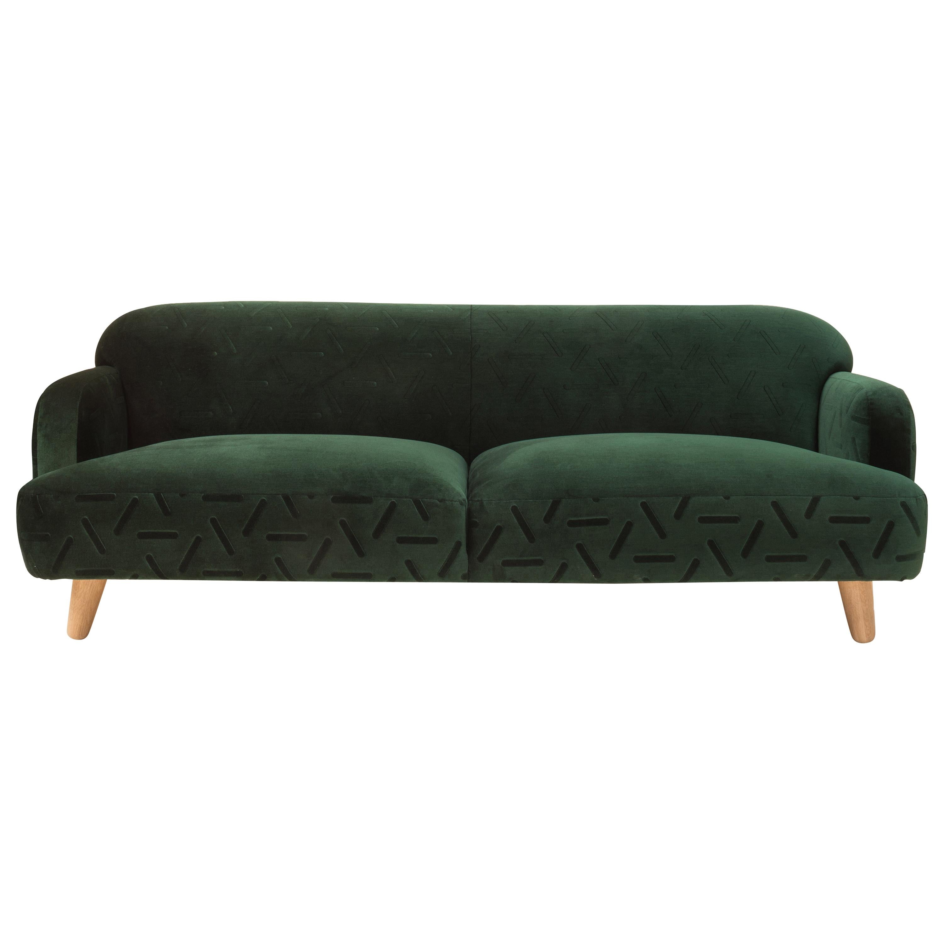 Glam Emboss Sofa By Mool For Sale At 1stdibs