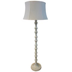 Glam Large Tessellated Stone Floor Lamp by Oly