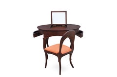 Glam Station Dressing Table with Matching Chair