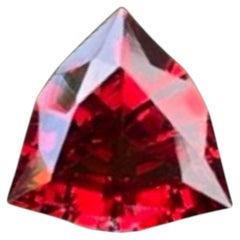 Glamming Trillion Shape Red Garnet 1.20 carats Natural Loose Tanzanian Gemstone
