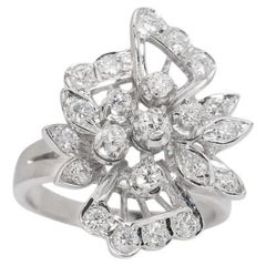 Glamorous 14k White Gold with Diamond