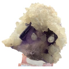 Glamorous 162.08 Gram Fluorite Specimen with Dog Tooth from Pakistan 