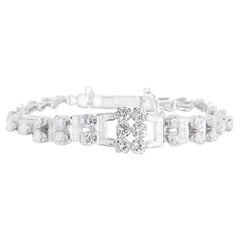 Glamorous 2 carats and 20 points Natural Diamond Bracelet in Platinum