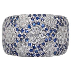Glamorous 2.01ct Diamonds Cocktail Ring in 18k White Gold - IGI Certified