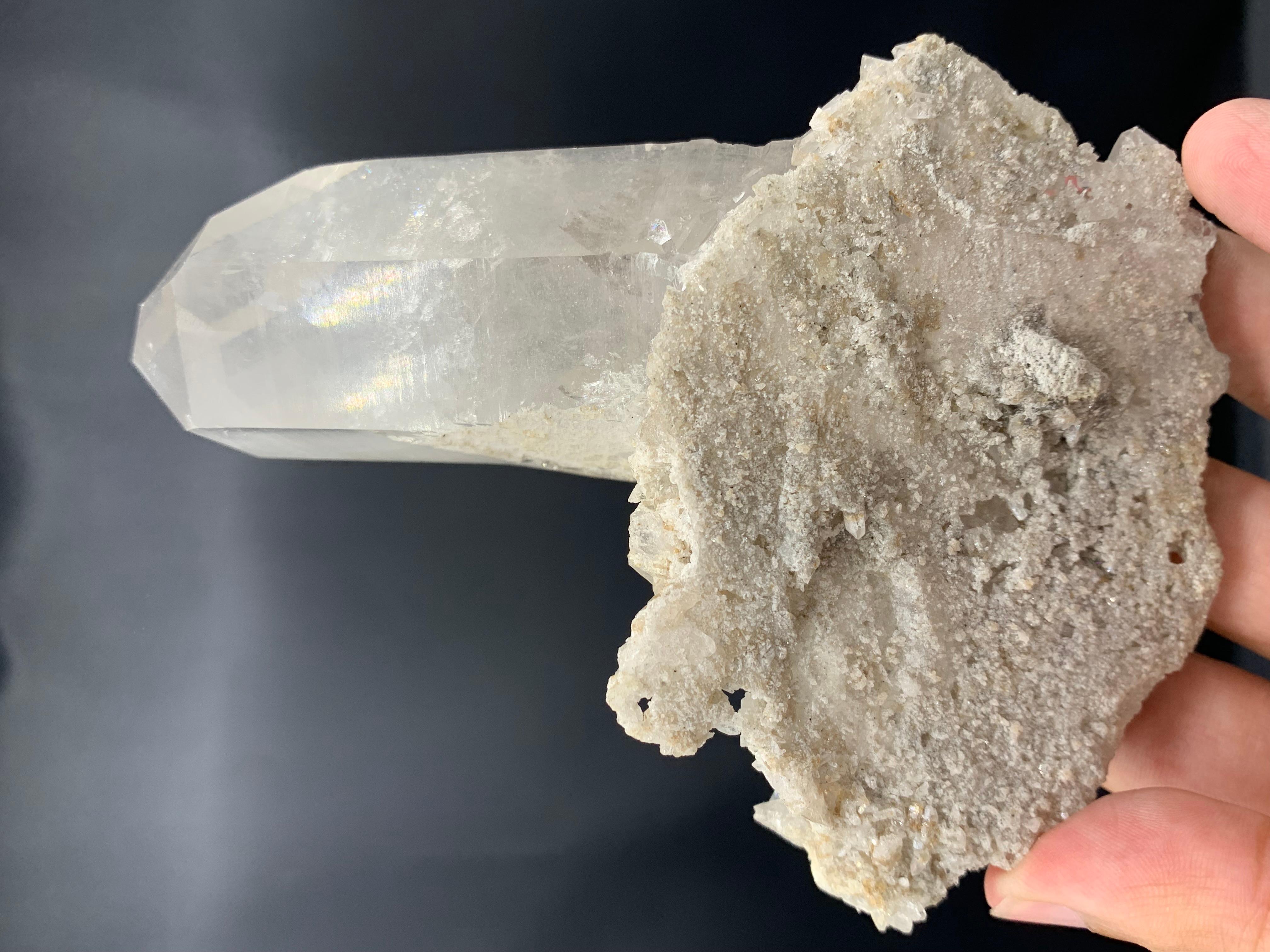 Pakistani Glamorous 359.99 Grams Robust Cluster Of Pointed Quartz Crystal From Pakistan For Sale