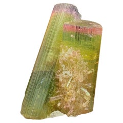 Glamorous 46.05 Carat Tri Color Combined Tourmaline Specimen from Afghanistan 