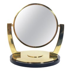 Glamorous Brass Vanity Mirror