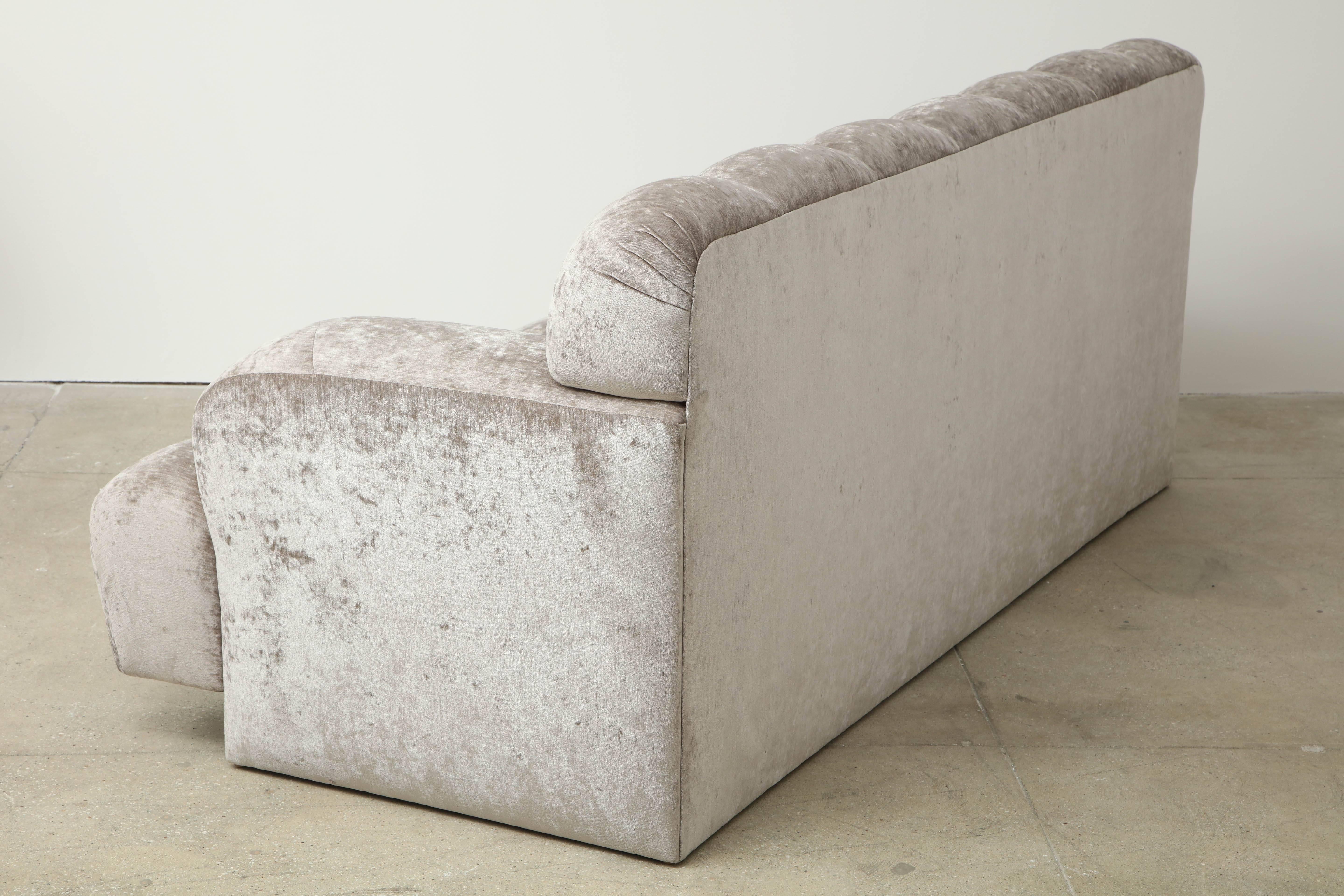 Glamorous Channel Tufted Sofa by Steve Chase 1