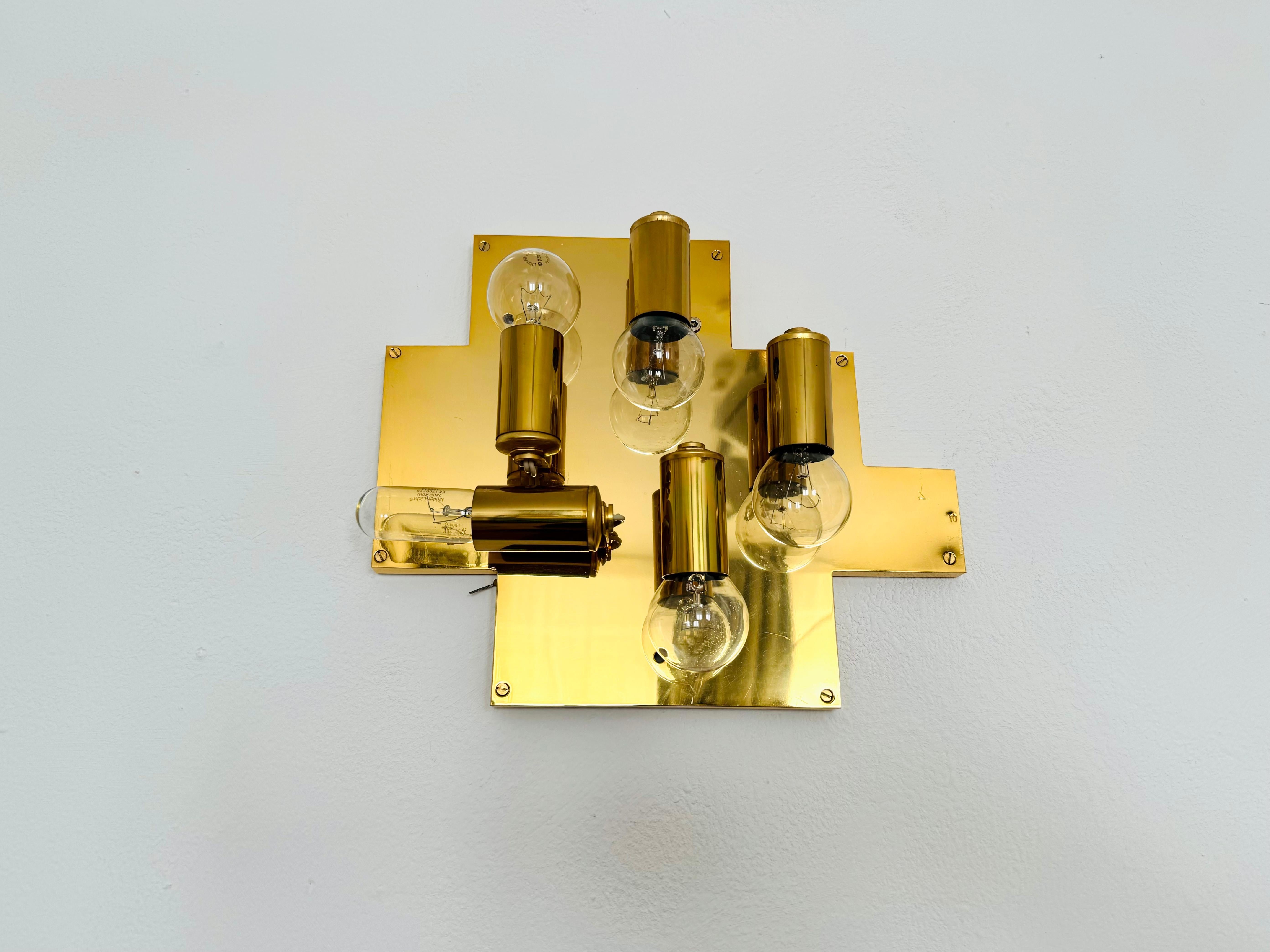 Glamurosa Lámpara de Pared de Cristal by Palwa en venta 6