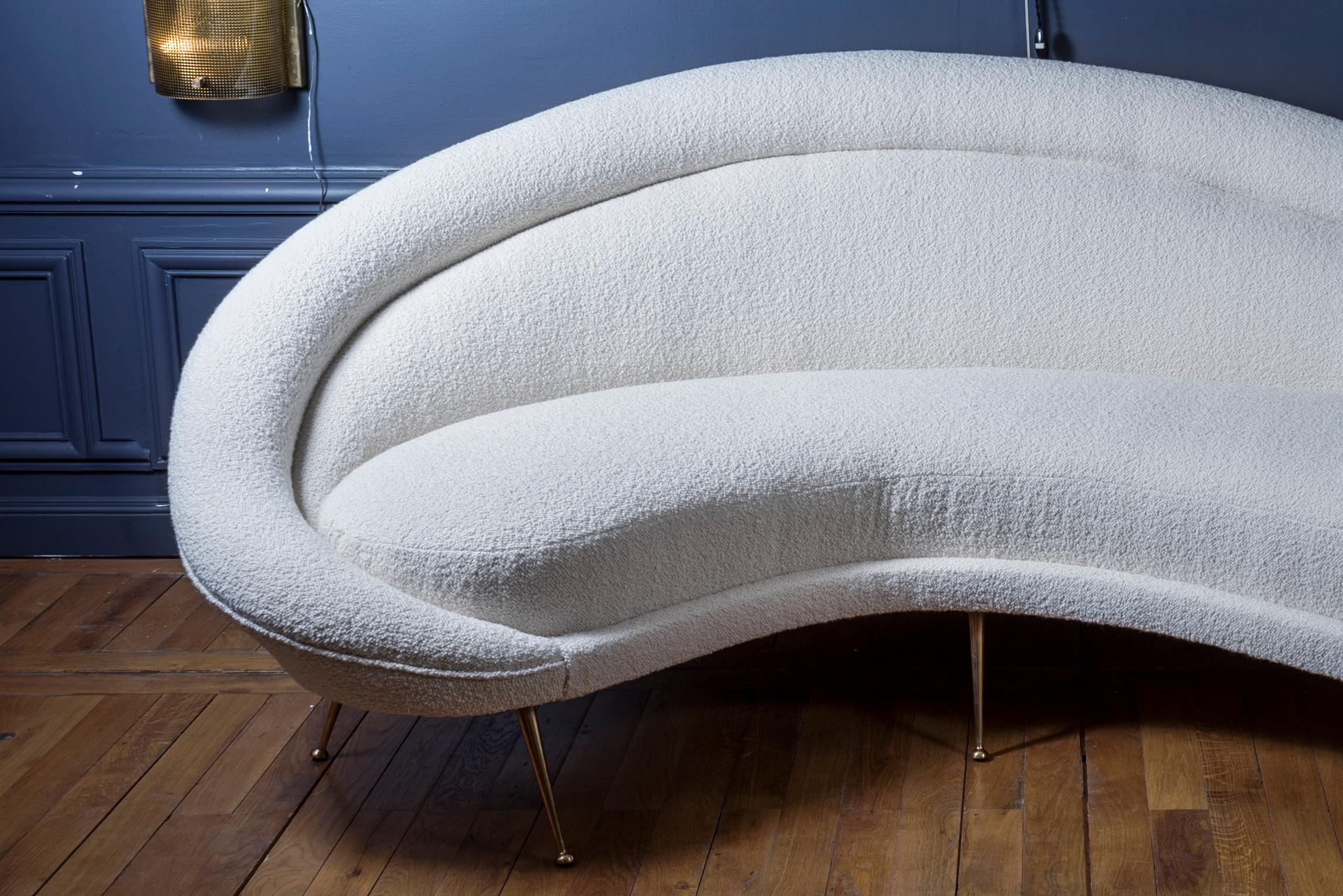 Glamorous Curved Sofa by Studio Glustin In New Condition For Sale In Saint-Ouen (PARIS), FR
