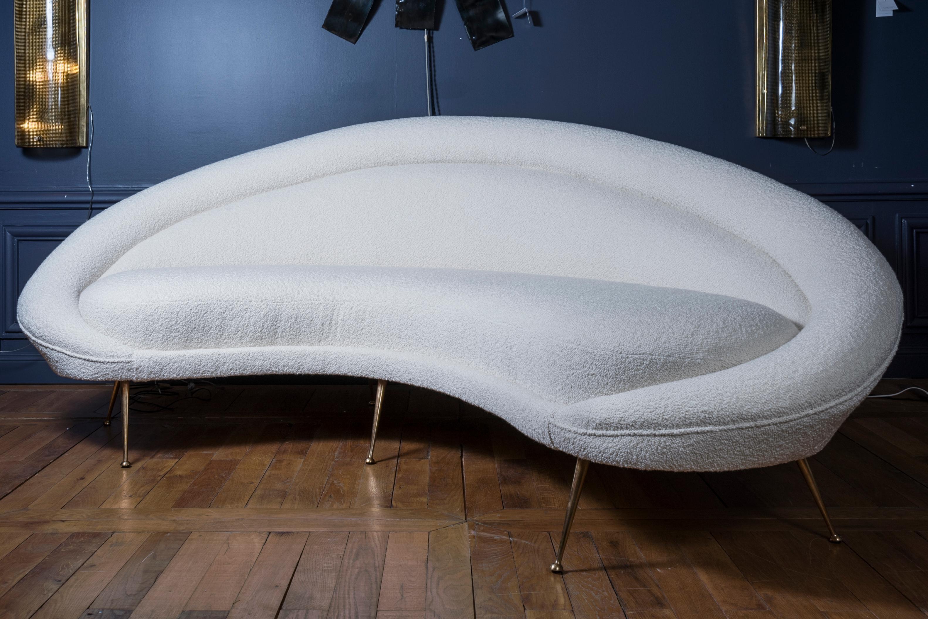 Glamorous Curved Sofa by Studio Glustin For Sale 2
