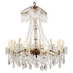 Retro Glamorous French Crystal Chandelier