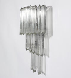 Glamorous Italian Glass Sconces by Camer