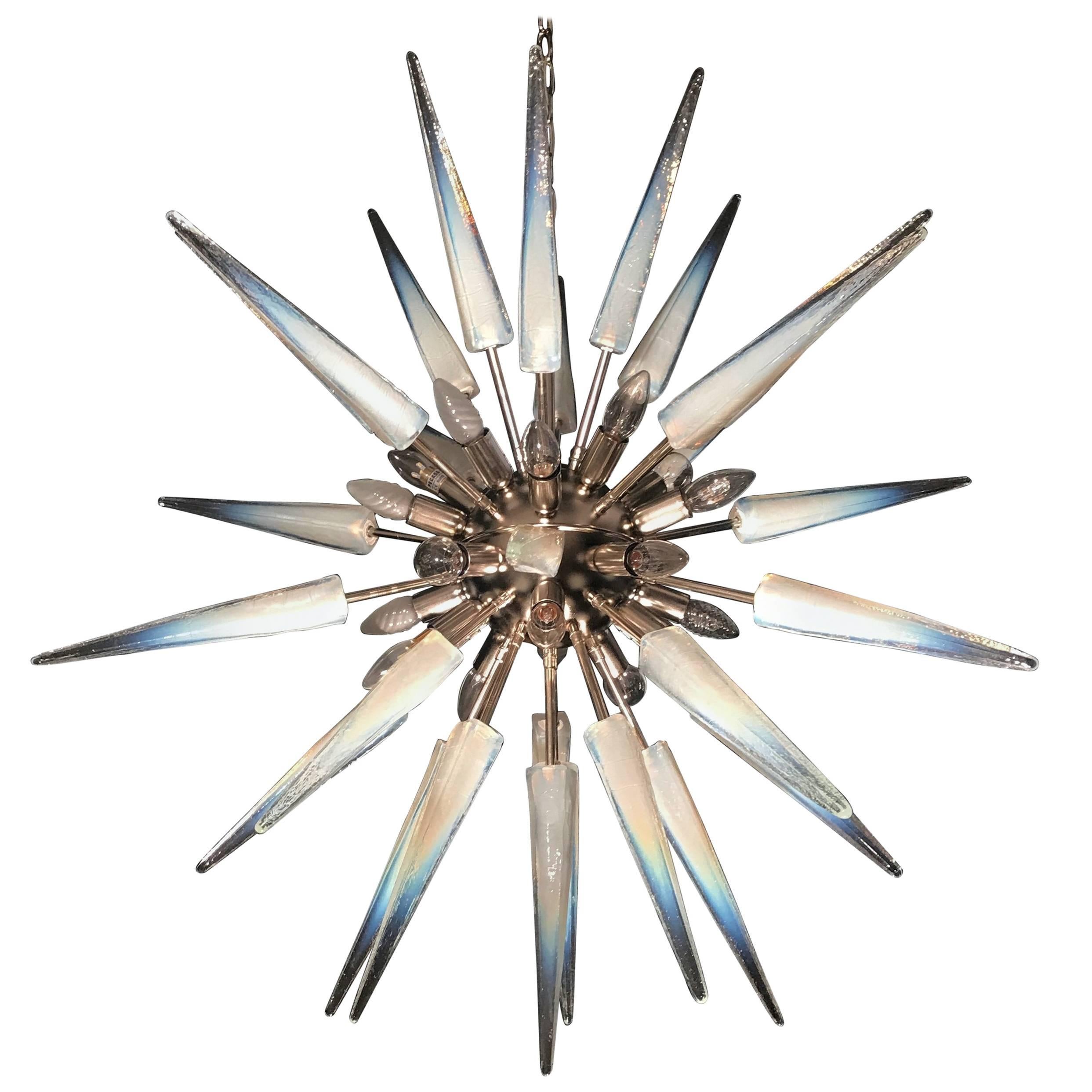 Glamorous Italian Murano Glass Sputnik Fixture For Sale