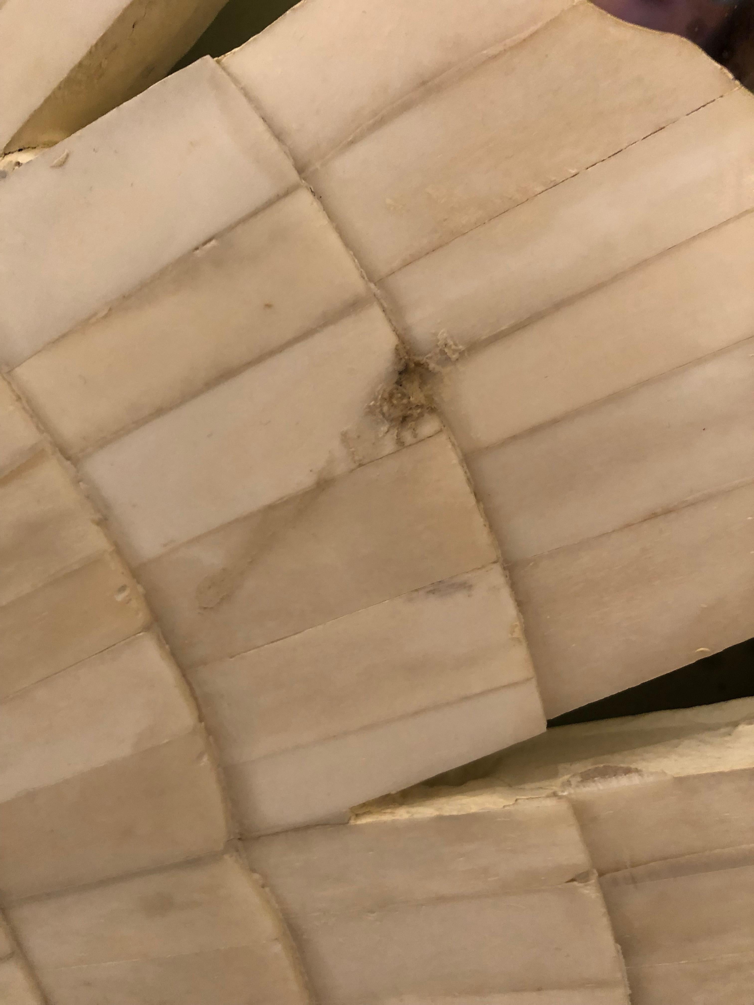 Glamorous Large White Tessellated Stone Sunburst Mirror 2
