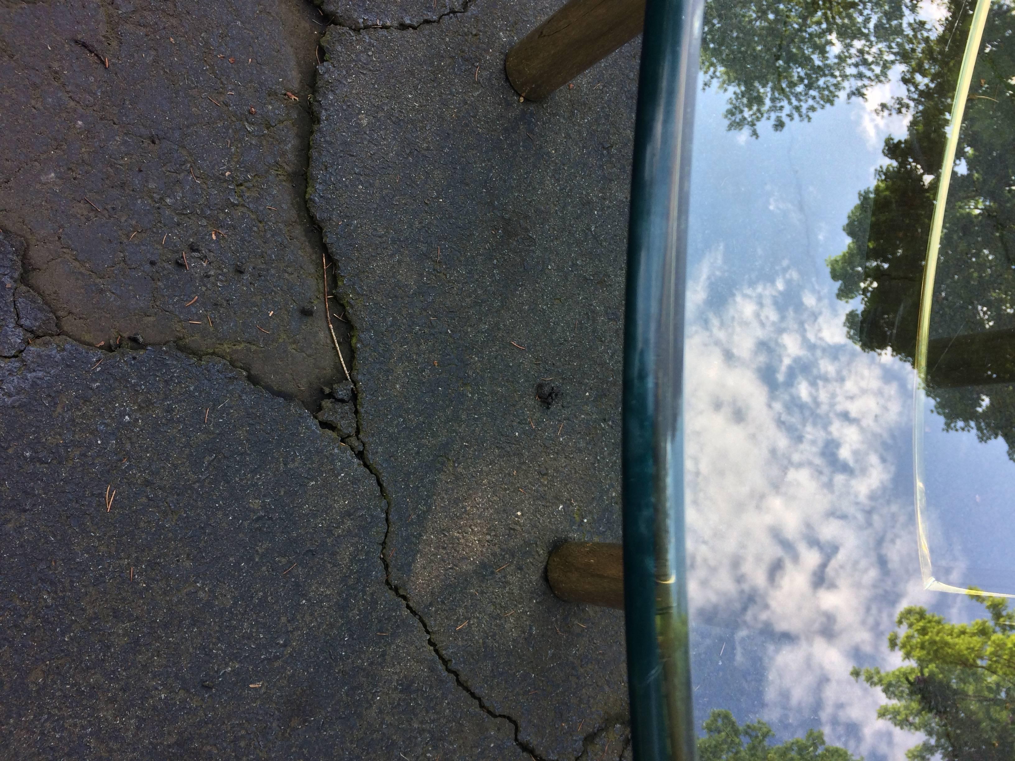 Glamorous Mid-Century Modern Brass Dining Table Base with Large Oval Glass Top 3
