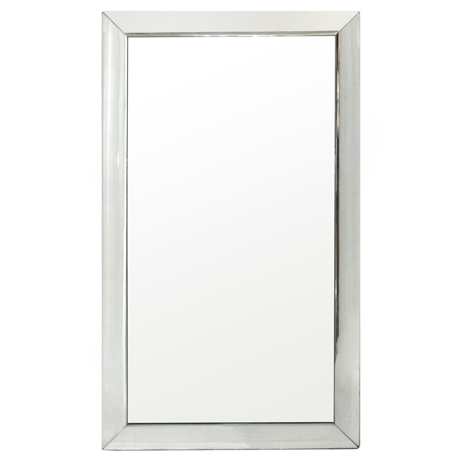 Glamorous Mirror Framed Mirror 48” x 28” Mid Century