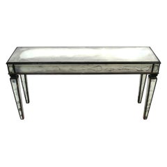 Mesa Consola Espejada Glamurosa