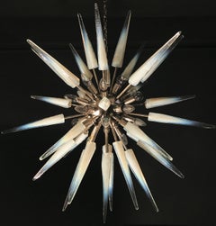 Glamorous Modern Italian Murano Glass Sputnik Fixture
