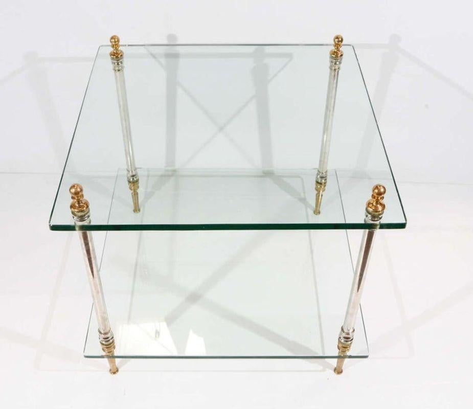 Modern Glamorous Pair of Side Tables For Sale