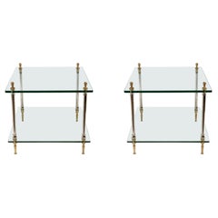 Coppia di tavolini glamour
