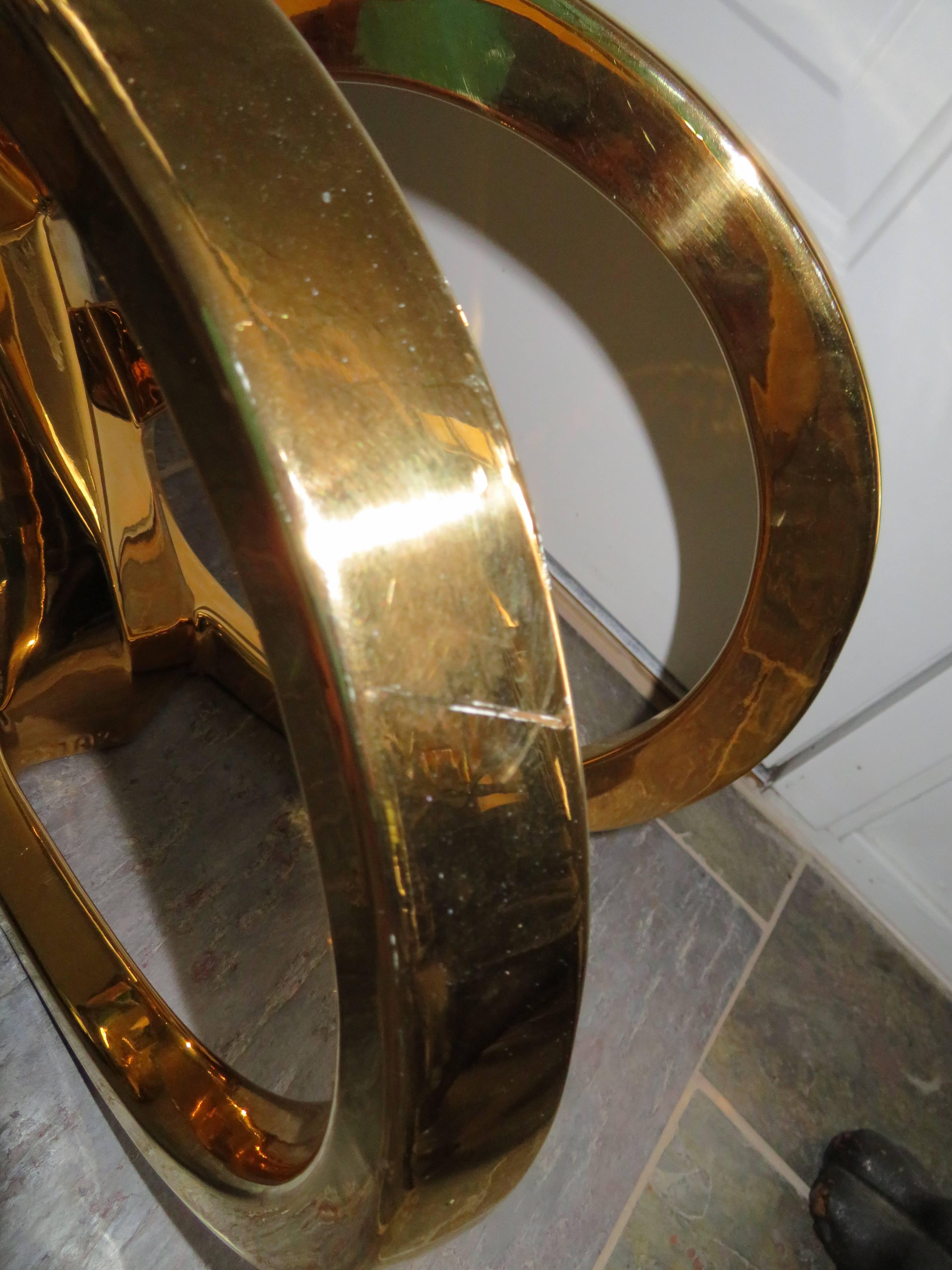 Glamurosa pareja de esculturas de carnero de oro de 18 quilates firmadas por Jaru Modernas de mediados de siglo en venta 2