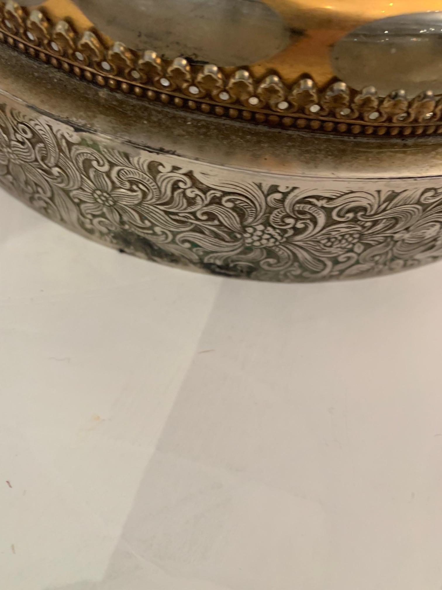 Glamurosa Pareja de Lámparas de Mesa de Cristal Vintage en venta 7