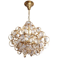 Glamorous Petite Vintage Palwa Chandelier