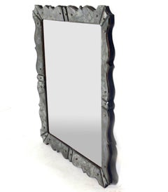 Glamorous Scalloped Mirror in the Manner of Serge Roche