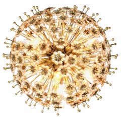 Glamorous Snowball Chandelier by Emil Stejnar