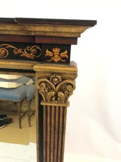 Glamorous Venetian Style Neoclassical Vertical Rectangular Mirror