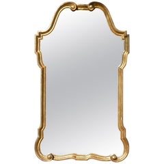 Glamorous Vintage Italian Giltwood Mirror