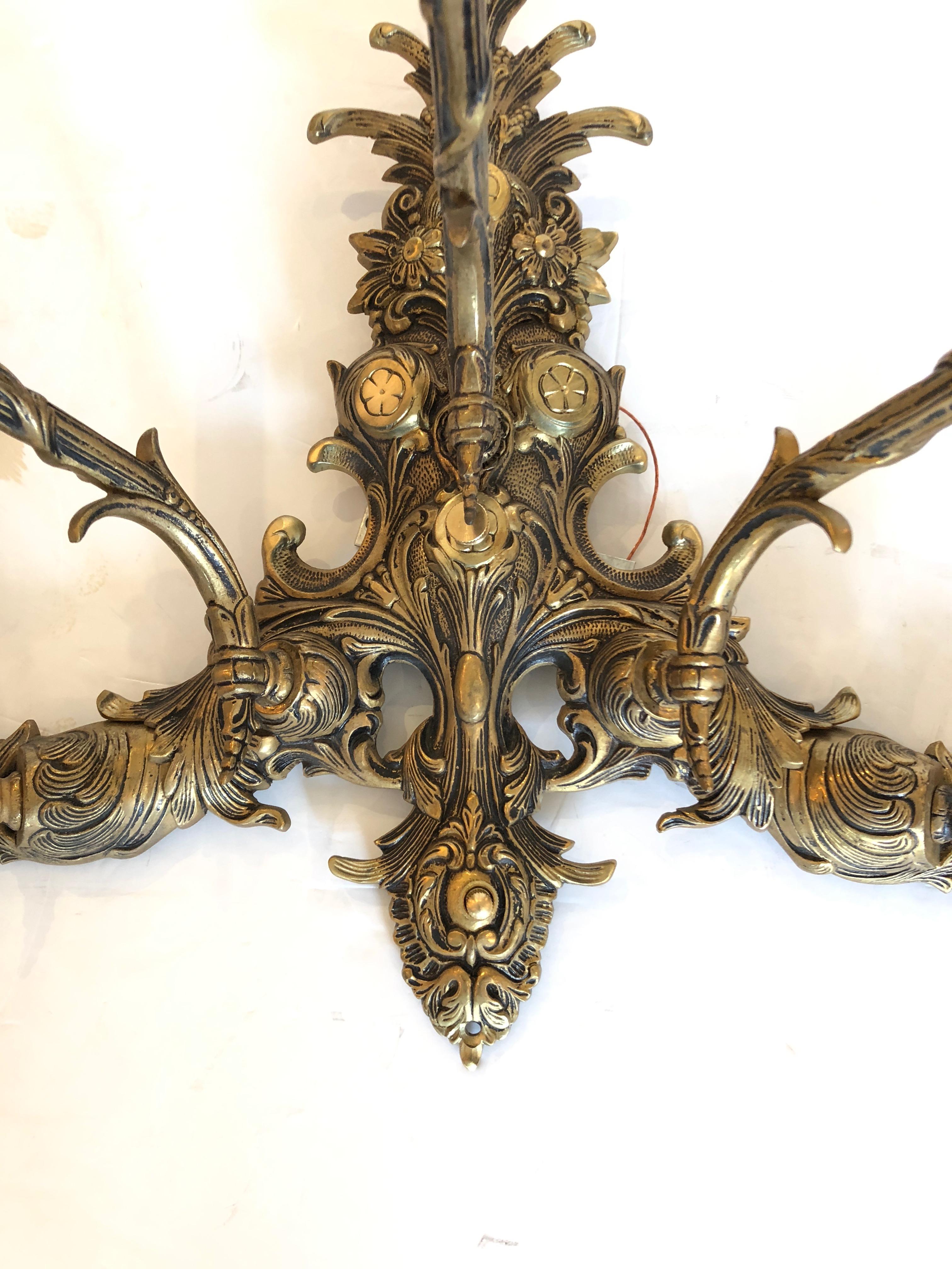 vintage brass wall sconces