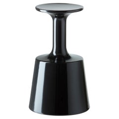 Glamour Black Glossy Drink High Stool by Jorge Najera