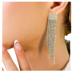 Platinum Chandelier Earrings
