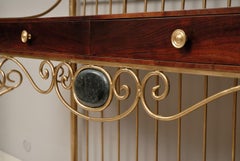 Glamour Dressing Table with Marble Medallions, Spain, 20th Century