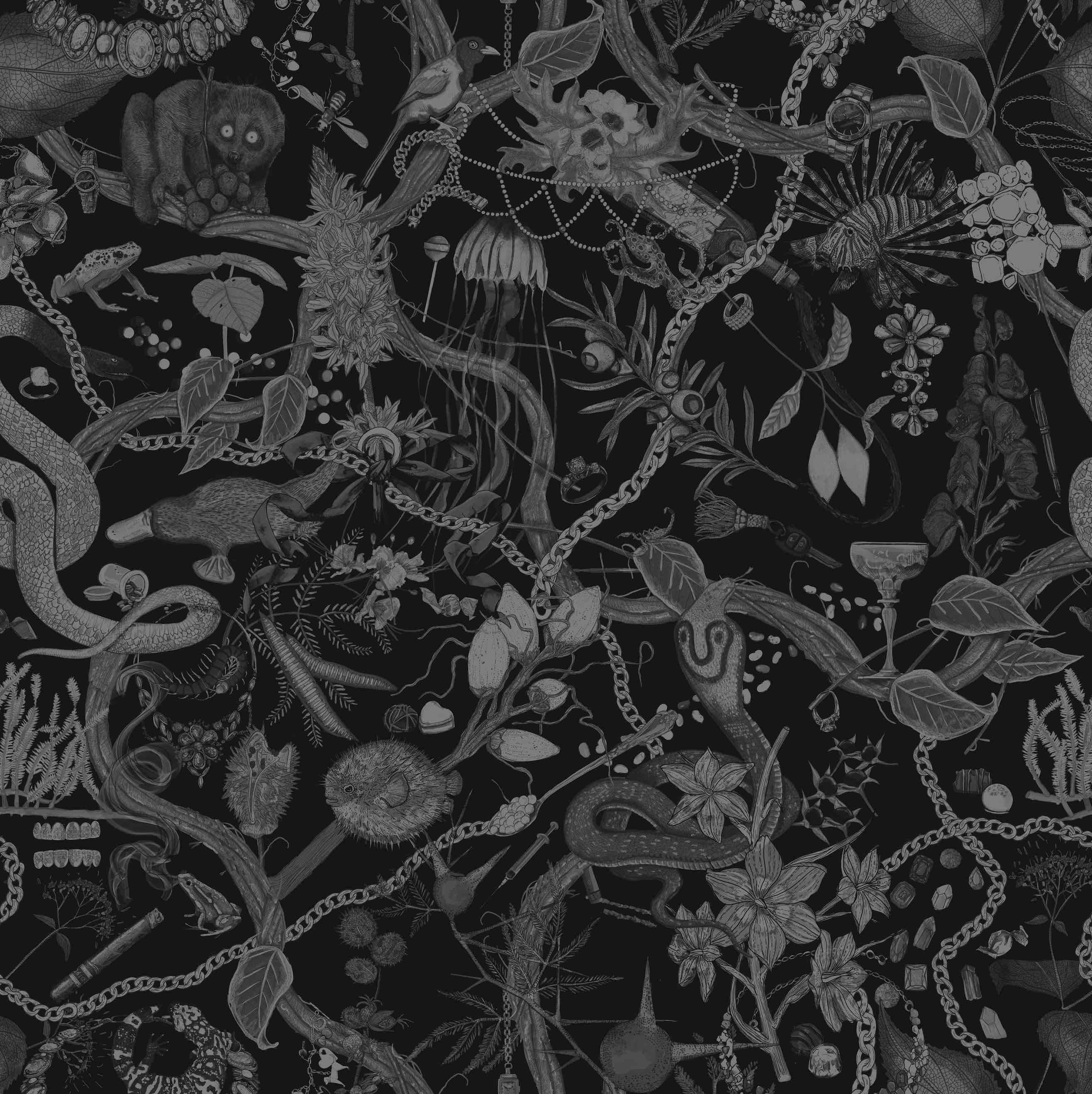 Glamour Life Wallpaper by XAWD  Snakes, chains, drugs and all things glamorous For Sale 2