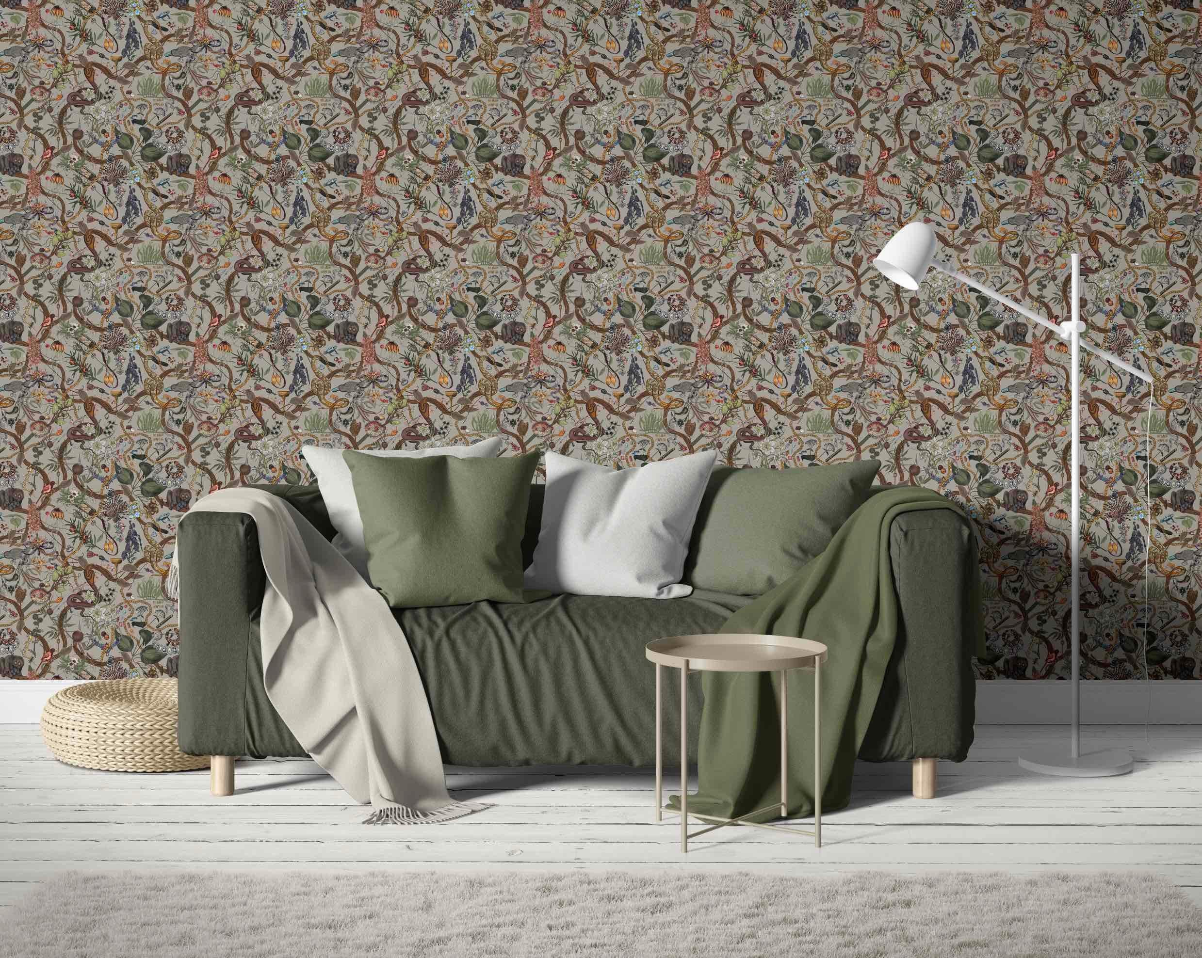 Paper Glamour Life Wallpaper by XAWD  Snakes, chains, drugs and all things glamorous For Sale