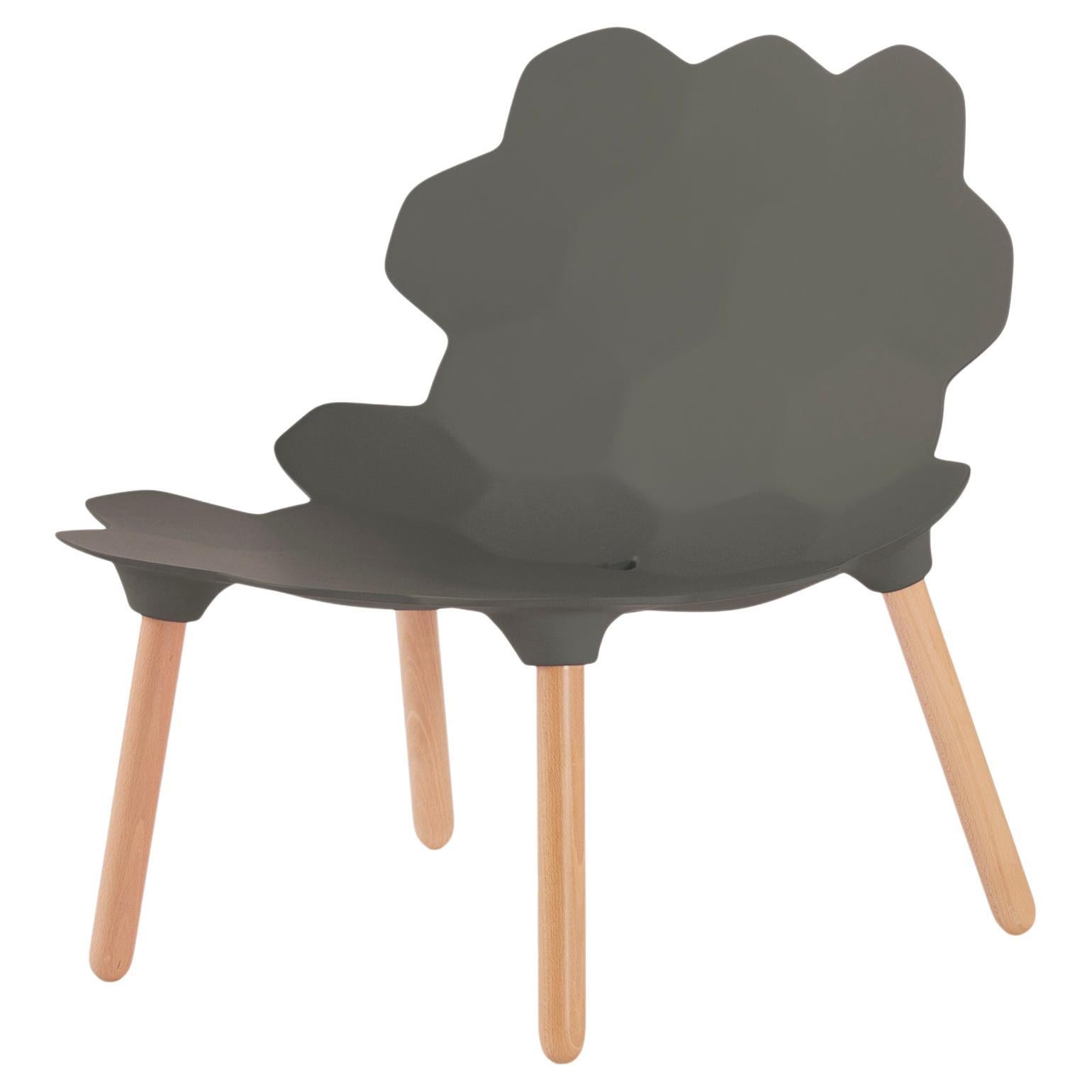 Glamour Matt Black Tarta Low Chair by Roberto Paoli