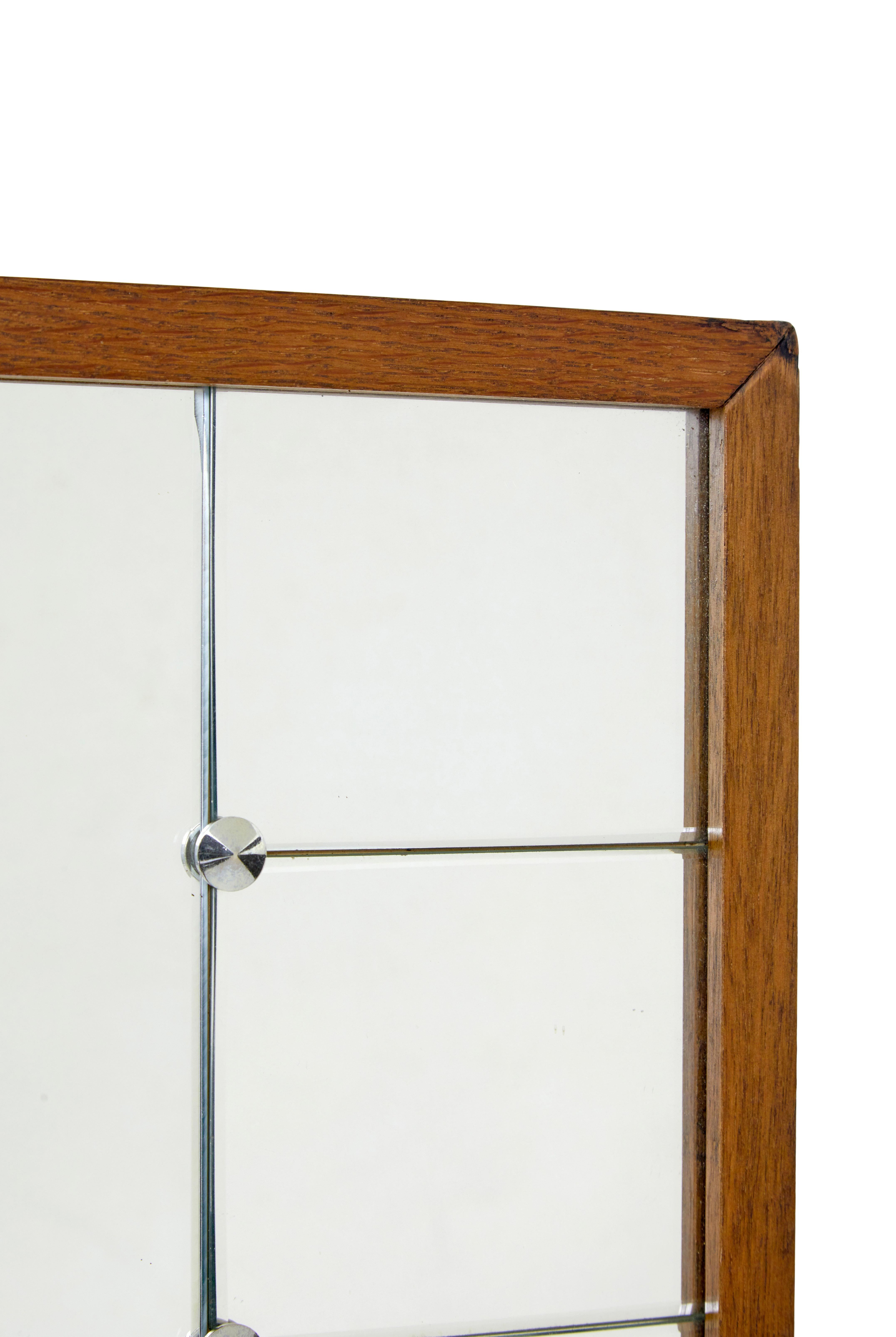 Glas and Tra swedish segmented wall mirror In Good Condition In Debenham, Suffolk